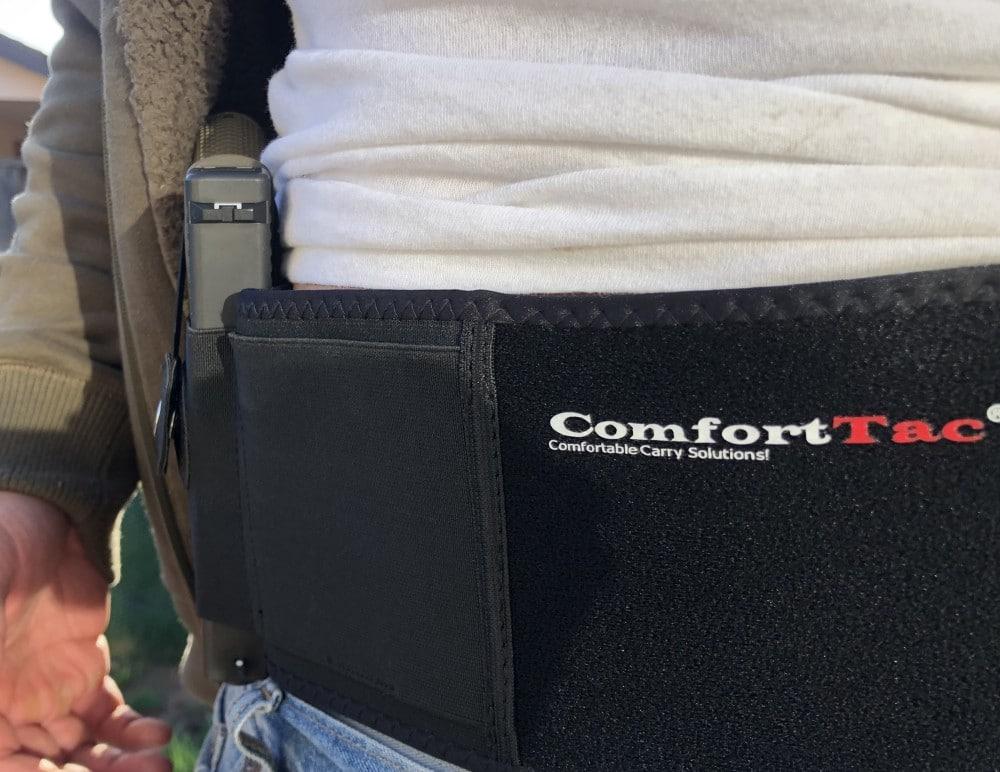 ComfortTac Ultimate Belly Band Holster – Right Hand, Size XL (Fits Up To 54")